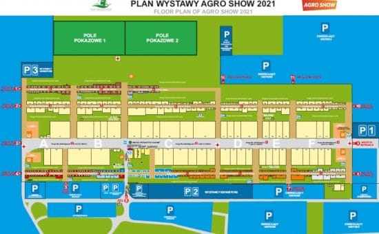 Floor plan of AGRO SHOW 2021