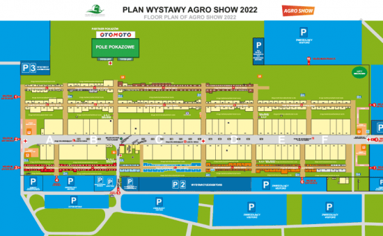 AGRO SHOW 2022 exhibition plan and exhibitors list