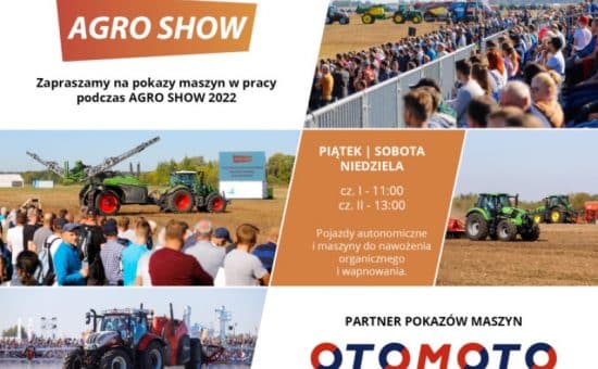 Pokazy maszyn w pracy na AGRO SHOW