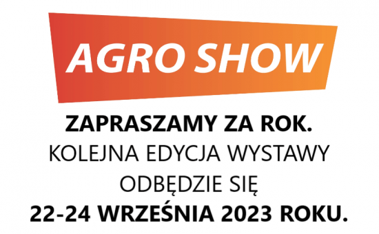 Data kolejnej edycji wystawy AGRO SHOW.