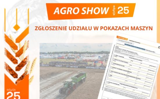 Zgłoszenia maszyn w pokazach