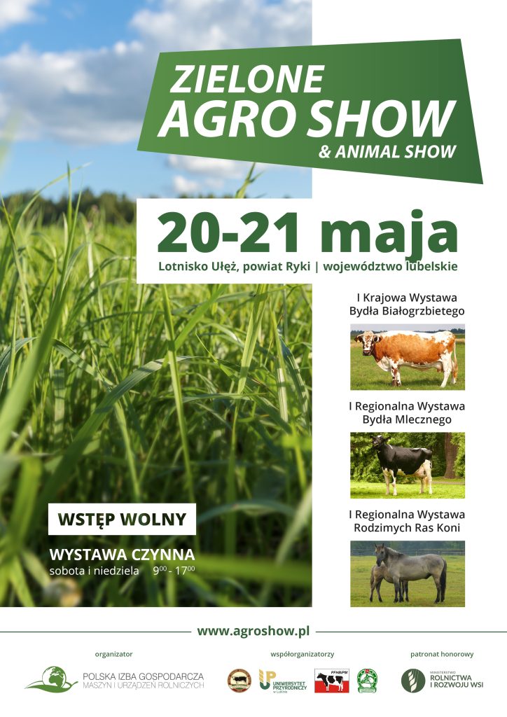 Zielone AGRO SHOW poster