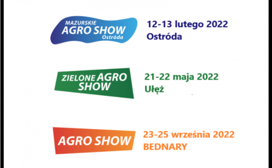 The date of the Green AGRO SHOW exhibition in 2022.