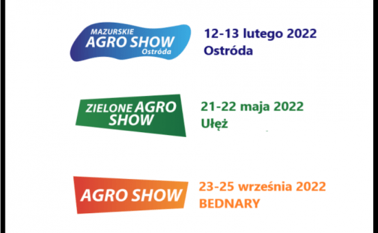 Termin wystawy Zielone AGRO SHOW w 2022 roku.